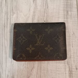 Louis Vuitton Monogram Two Pass Card Case Wallet
